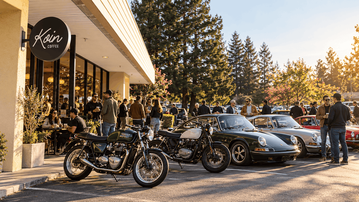 Motors & Coffee @ Koin Coffee