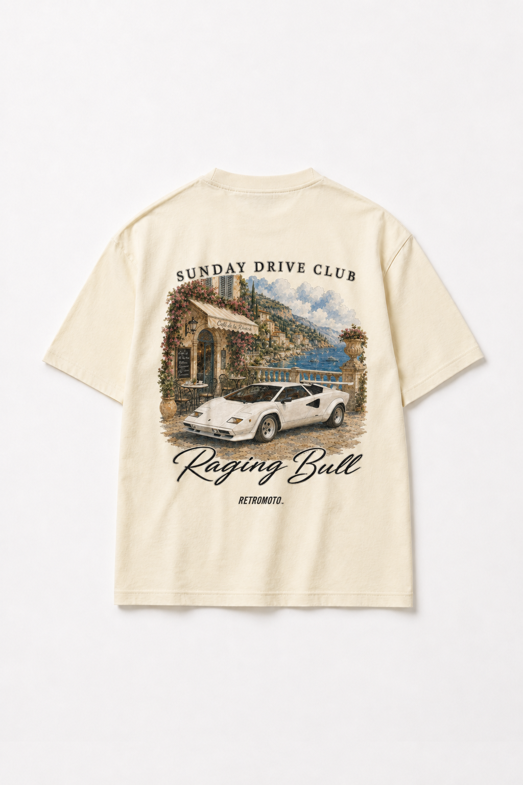 Raging Bull Lamborghini Tee, Sail