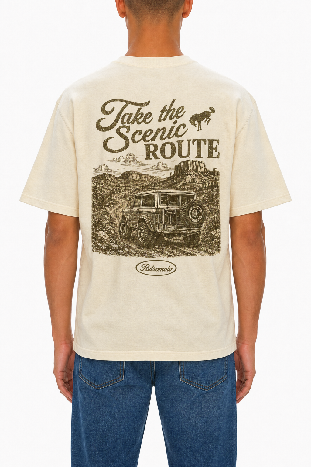 Canyon Bronco Tee, Sail