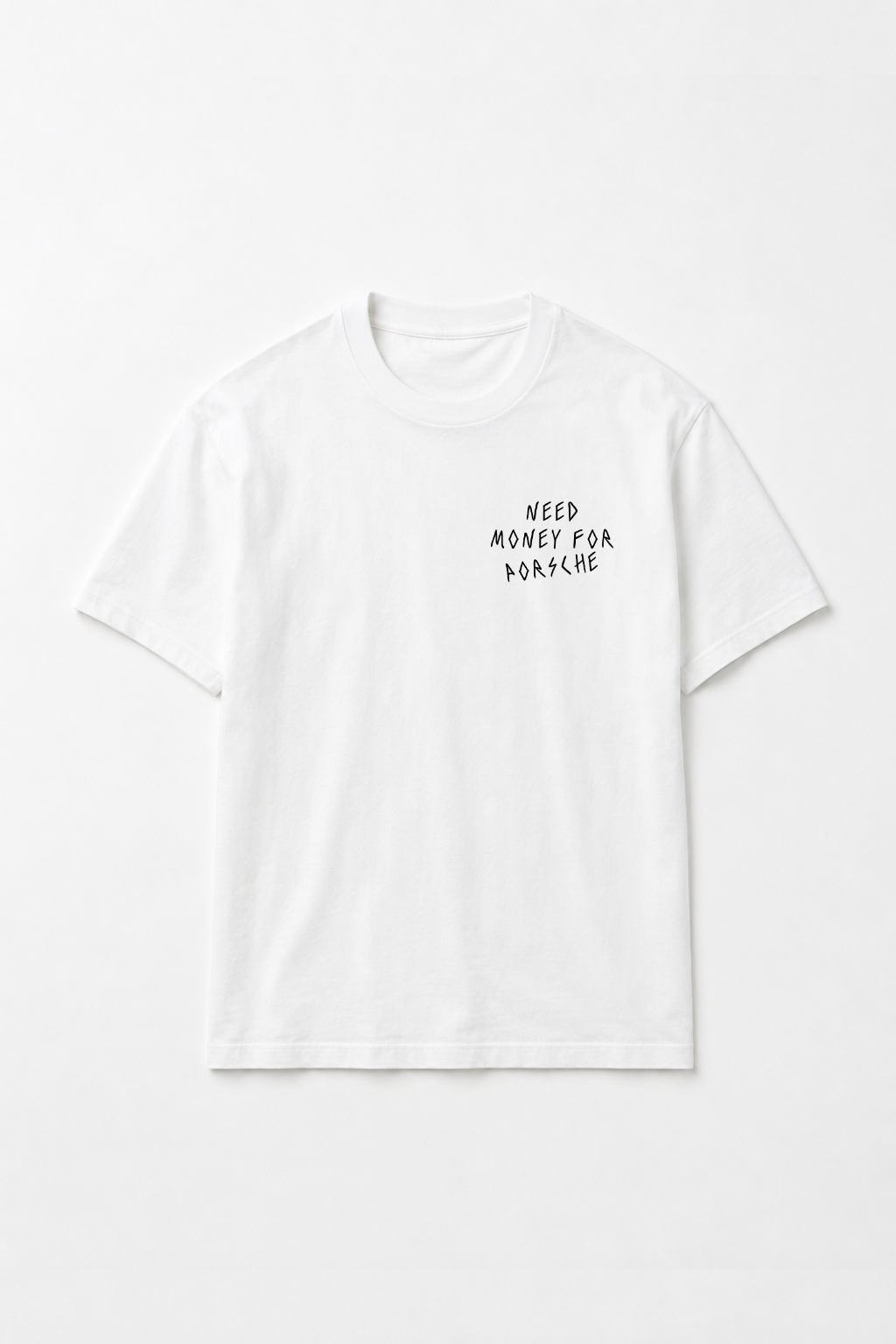 Money For Porsche Tee, White