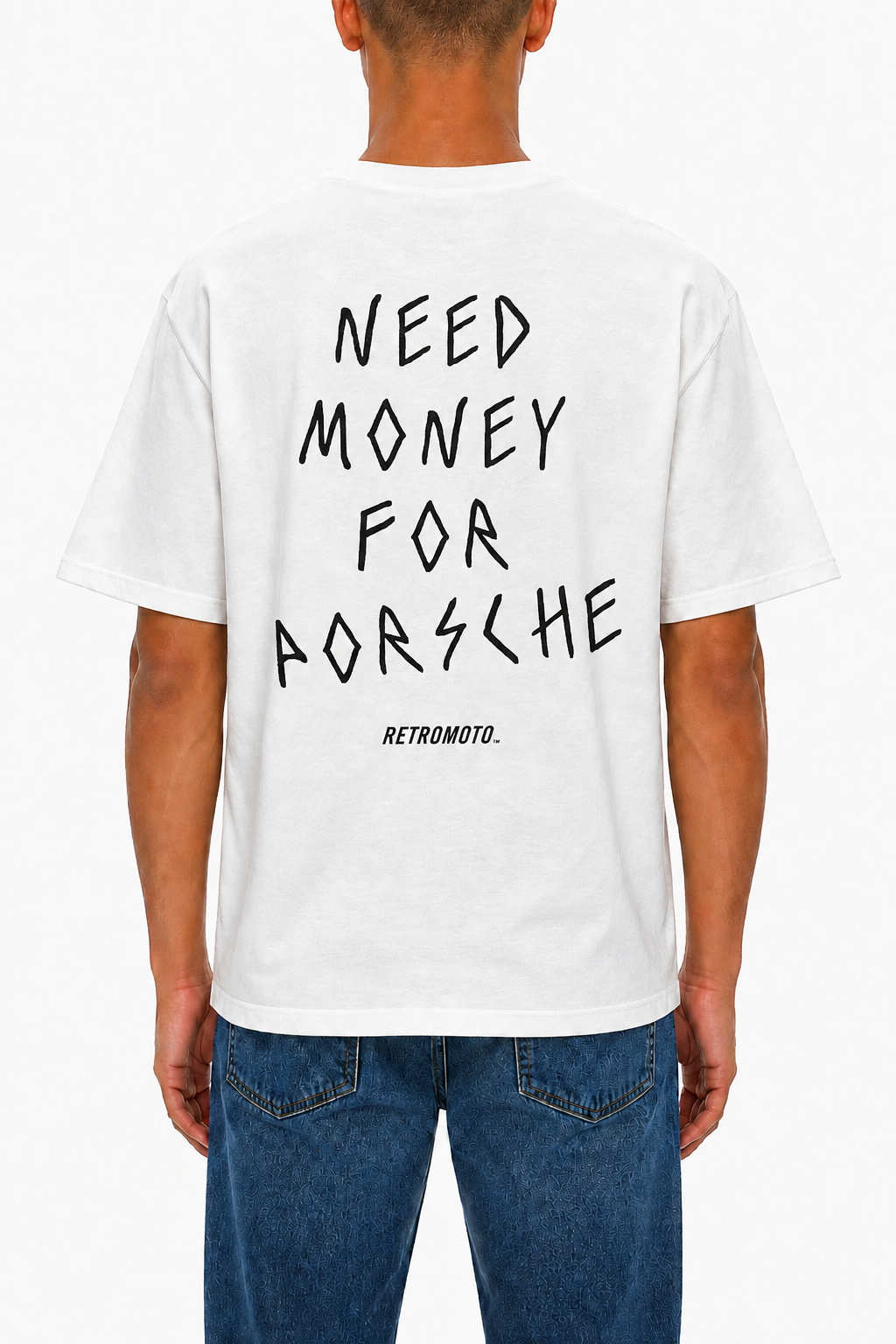 Money For Porsche Tee, White
