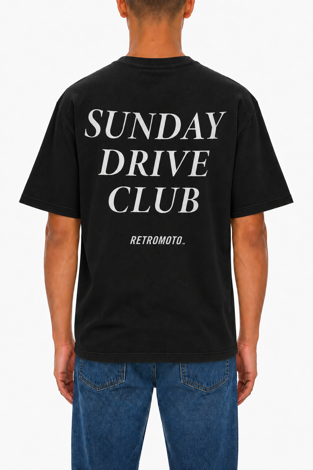 Sunday Drive Club Tee, Black