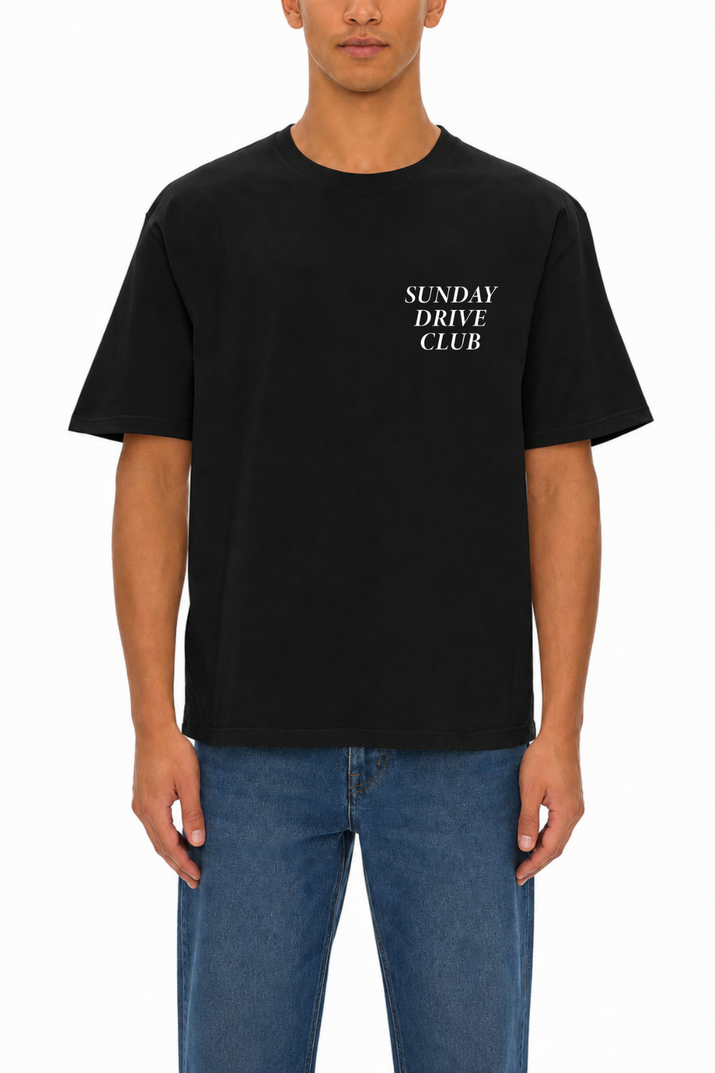 Sunday Drive Club Tee, Black