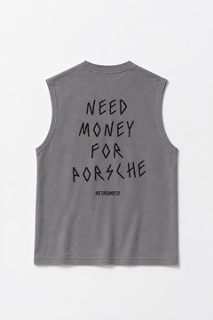 Money For Porsche Tank, Grey
