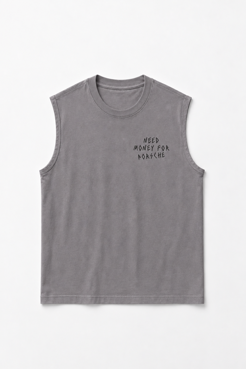 Money For Porsche Tank, Grey
