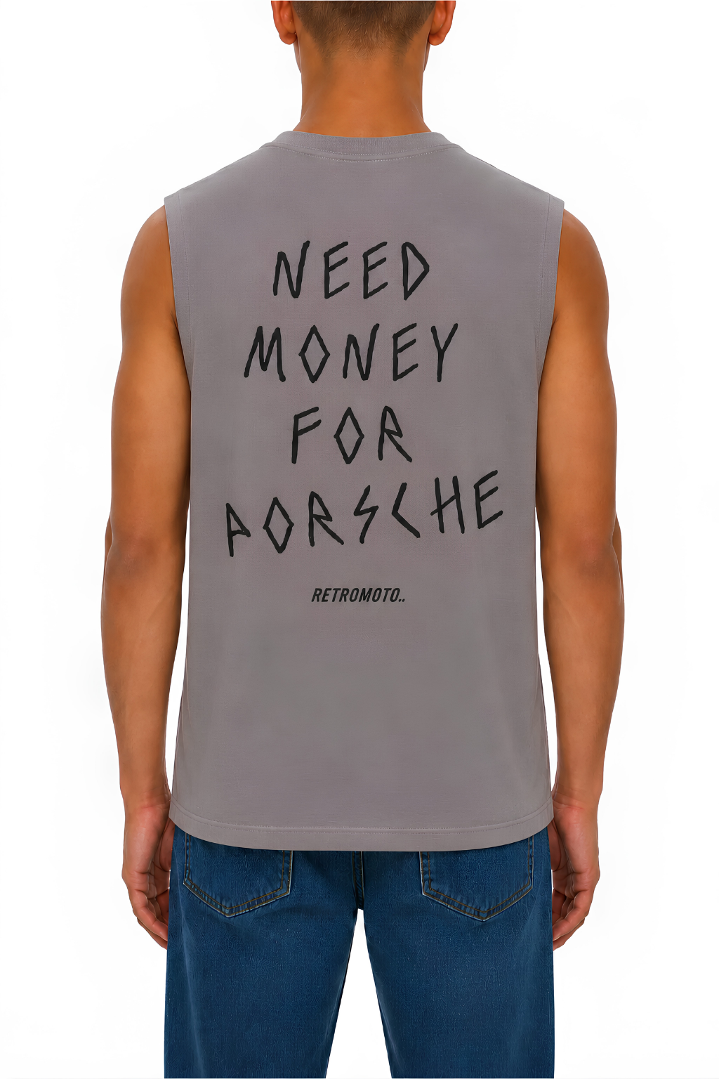 Money For Porsche Tank, Grey