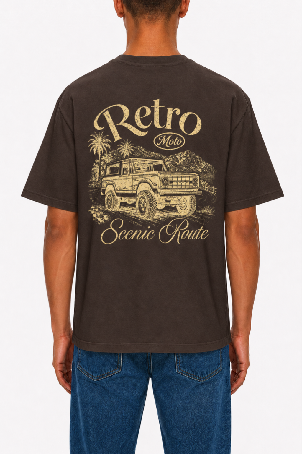 Island Bronco Tee, Brown
