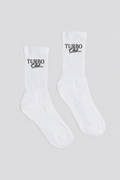Turbo Club Socks, White
