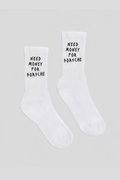 Money For Porsche Socks, White